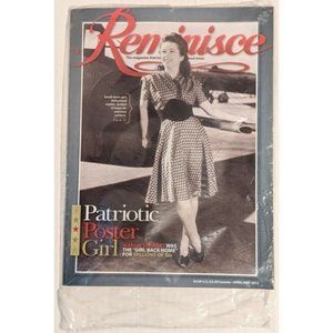 New REMINISCE April May 2012 Magazine Patriotic Poster Girl "Margie Stewart"